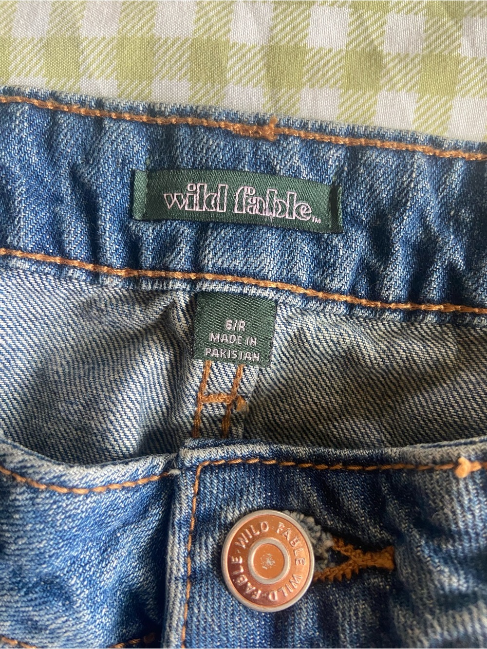 wild fable Blue Denim Mini Skirt 6 - Picture 2 of 6